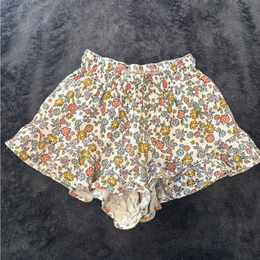 BearPaw Floral Kids Casual Shorts - Multicolor
